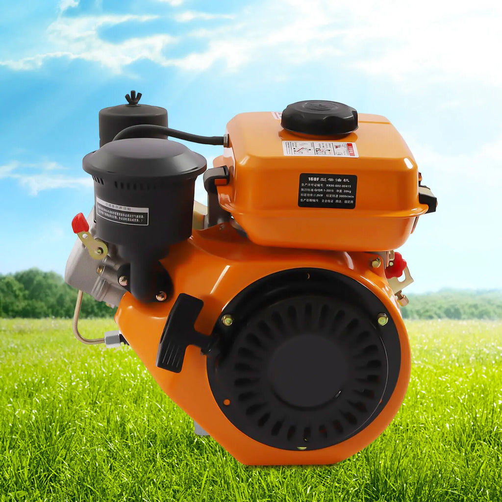 196cc 4Stroke Diesel Engine Single Cylinder Air-cooling Manual Start Small Motor