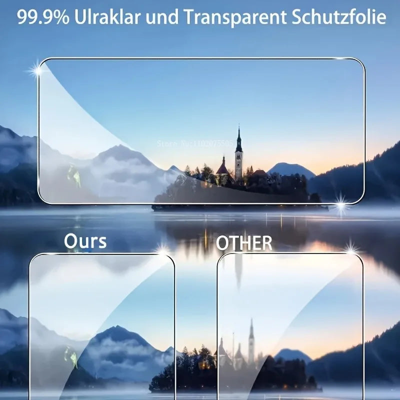 2Pcs HD Full Cover Tempered Glass for IPhone 11/12/13/14/15/16 Promax 16Pro 16E 15 14 Plus 6 7 8 Plus 12 Mini XR Protection Film