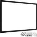 VEVOR Projector Screen 100 inch Aluminum Fixed Frame 16:9 4K HD Home Cinema Theater Wall Mountable Moive Screen for Office Home