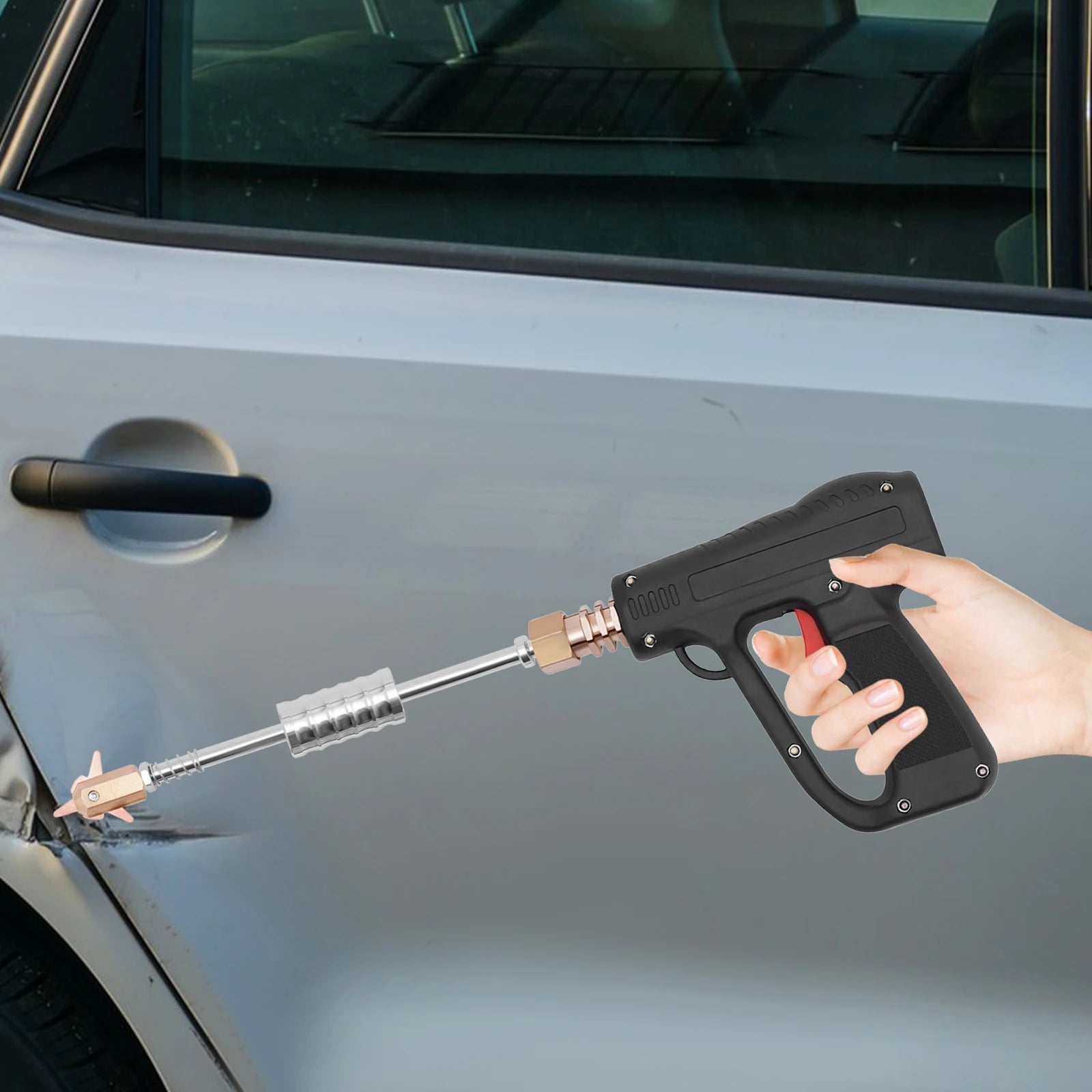 86Pcs Set Low-power Sheet Metal Repair Tools for Motorcycles, Refrigerators & Washing Machines, Car Dent Repair Puller Tool Kit