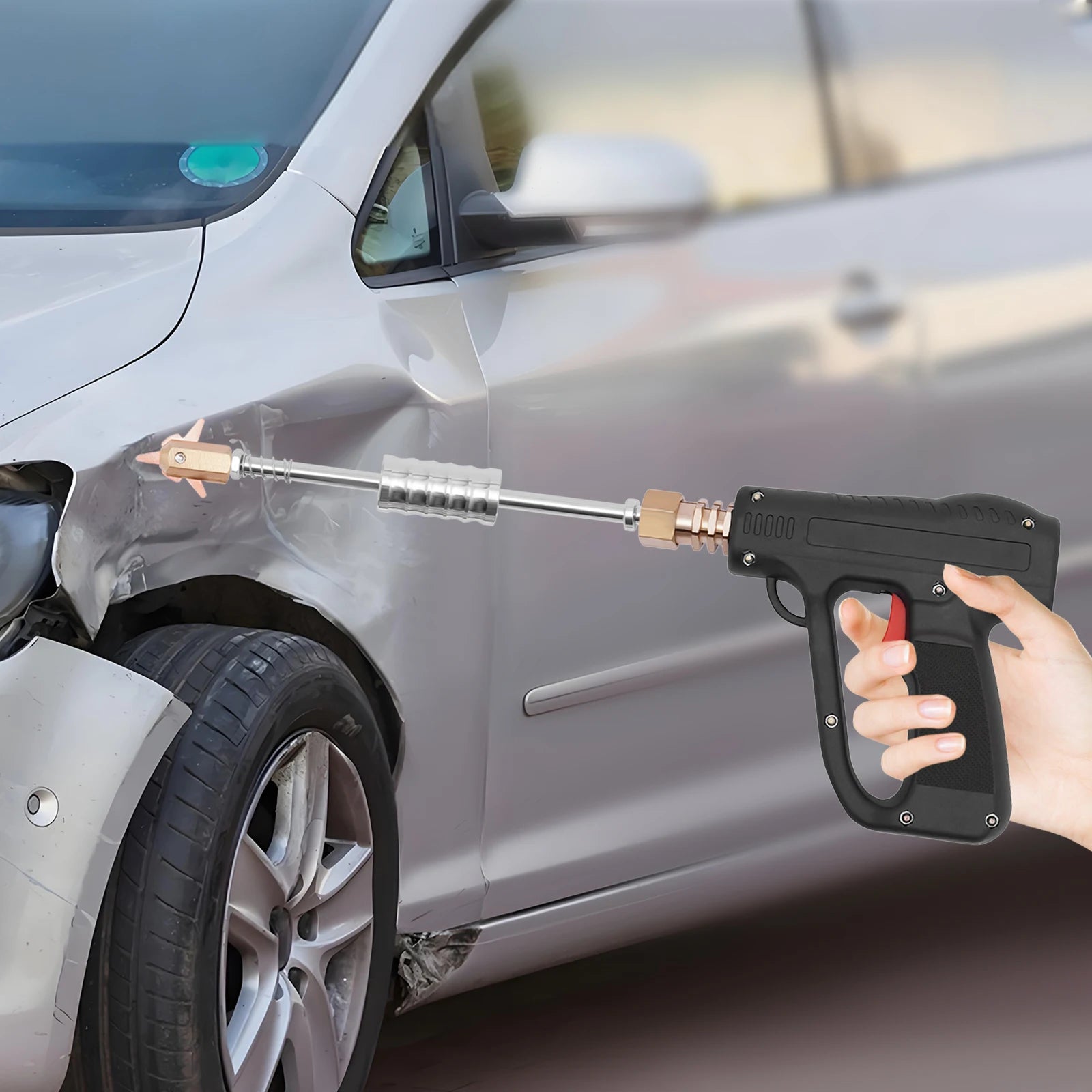 86Pcs Set Low-power Sheet Metal Repair Tools for Motorcycles, Refrigerators & Washing Machines, Car Dent Repair Puller Tool Kit