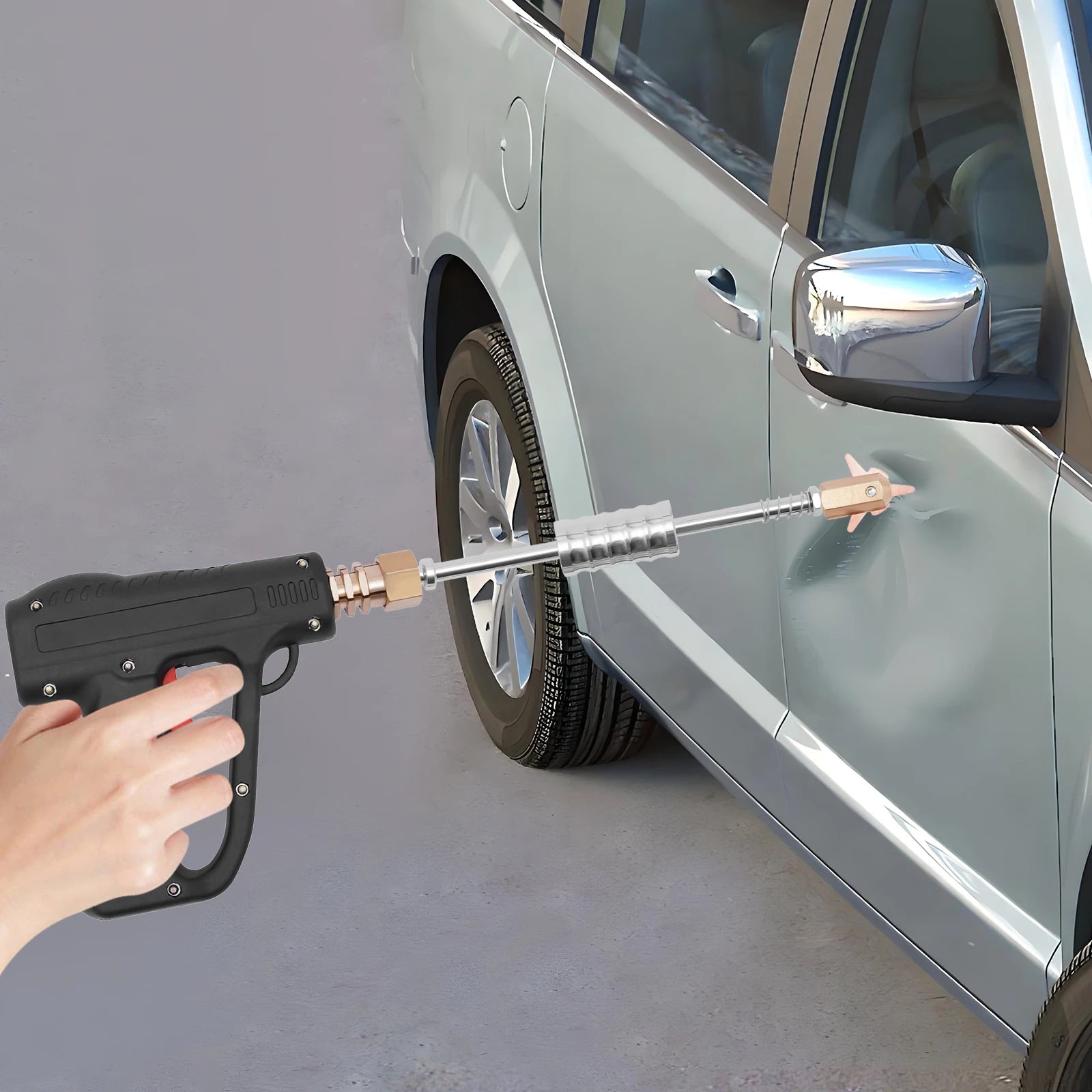 86Pcs Set Low-power Sheet Metal Repair Tools for Motorcycles, Refrigerators & Washing Machines, Car Dent Repair Puller Tool Kit